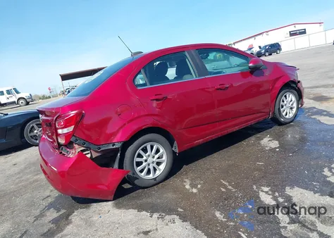 2018 Chevrolet Sonic Lt Auto z USA, uszkodzony, nr VIN 1G1JD5SH0J4110090